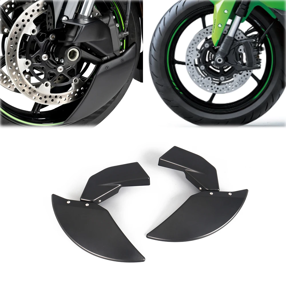 

Motorcycle Air Ducts Side Cover ABS Black For KAWASAKI NINJA 636 ZX-6R ZX6R ZX 6R 2024- Brake Caliper Radiator Brake Disc Cool