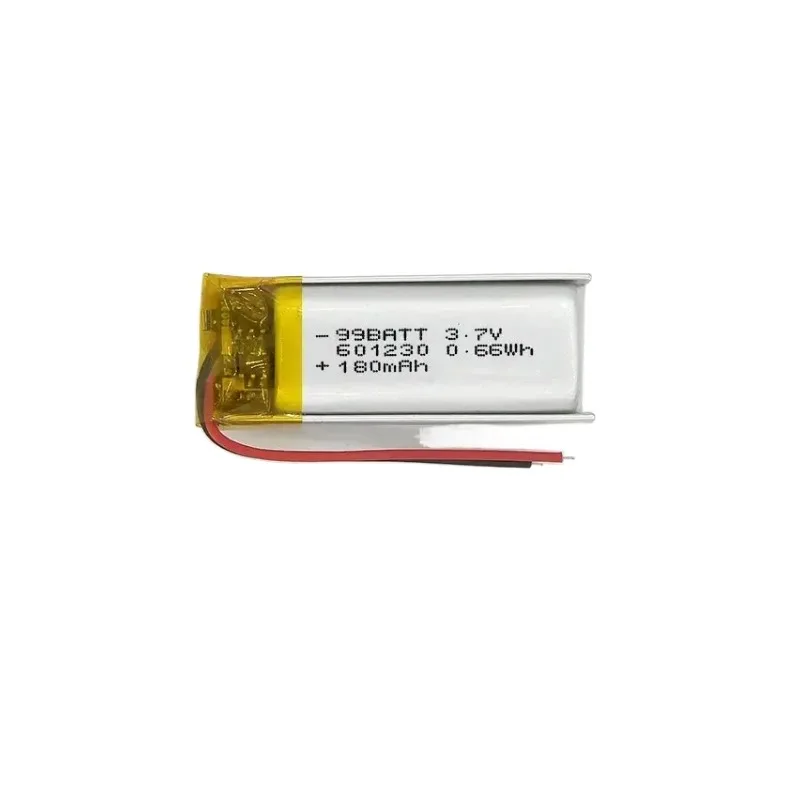 

New 601230 180mAh 3.7V Lithium Battery Li-polymer Batteries for Tws Bluetooth Headset Handheld Fan Walkman MP3 ETC