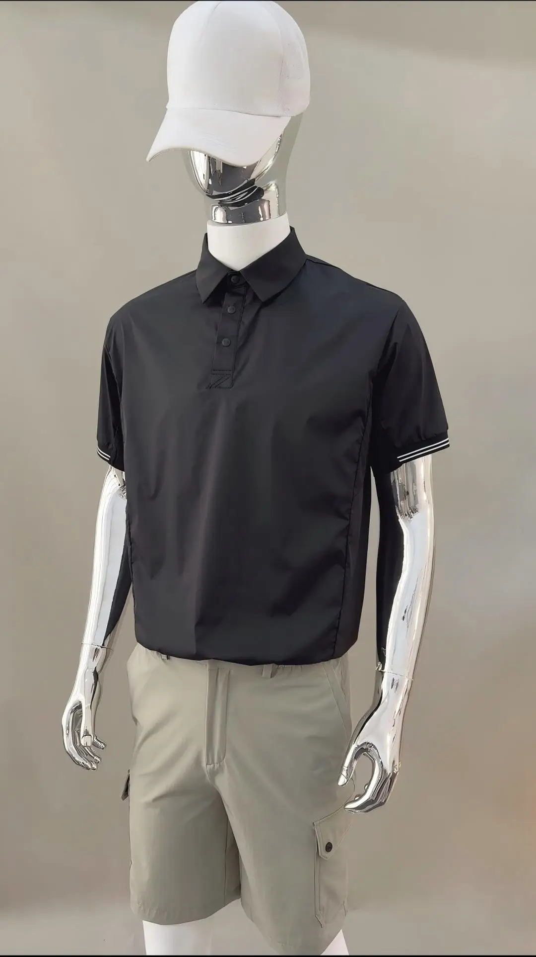 Men's New Summer Golf Apparel: Simple, Loose-Fitting, Quick-Dry Short-Sleeve T-Shirt