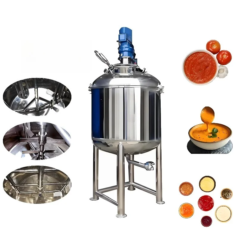 Customized Vacuum Homogenizer Emulsifying Mixing Tank Industrial Equipment For Cosmetic Cream Ointment Manufacturing