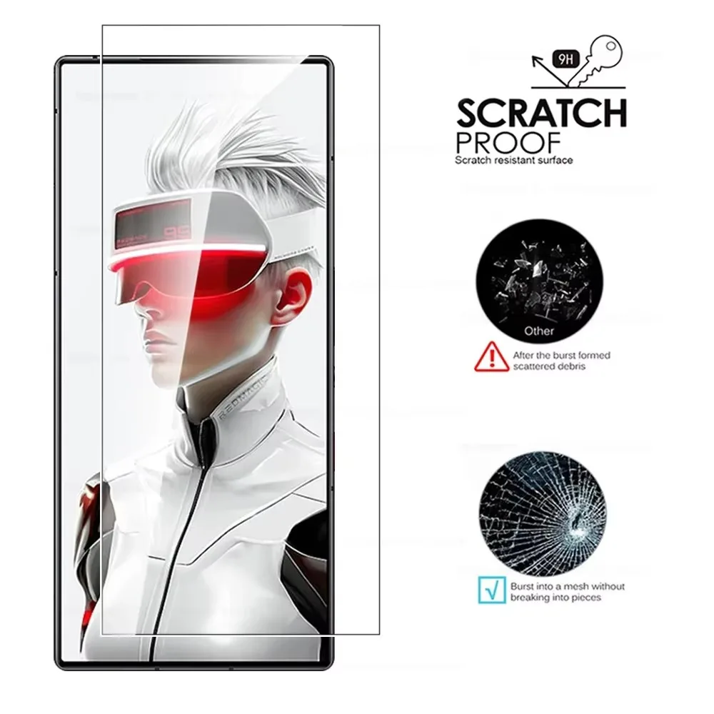 4 Uds HD vidrio Protector templado para ZTE nubia Red Magic 9S Pro + REDMAGIC 9 S Pro + 9SPro Plus 5G Protector de pantalla Flim Cover