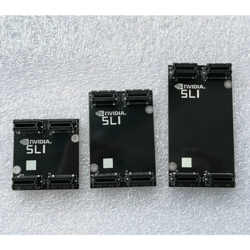 New 2-Way N-Card Multi-GPU Connector - SLI Bridge Dual-Card Cross Line Hard Board Bridge for Gaming PCs-4PCS