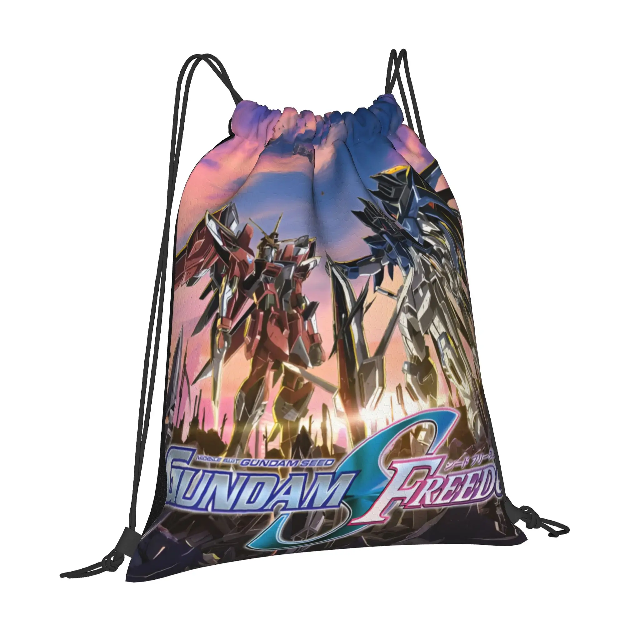 1 pc GUNDAM  Drawstring Bags Shopping Unisex Storage Bag