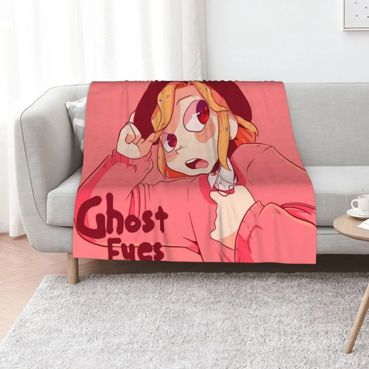 Ghost Eyes: Rudy Throw Blanket Furry Hairys Giant Sofa Softest Shaggy blankets ands Blankets