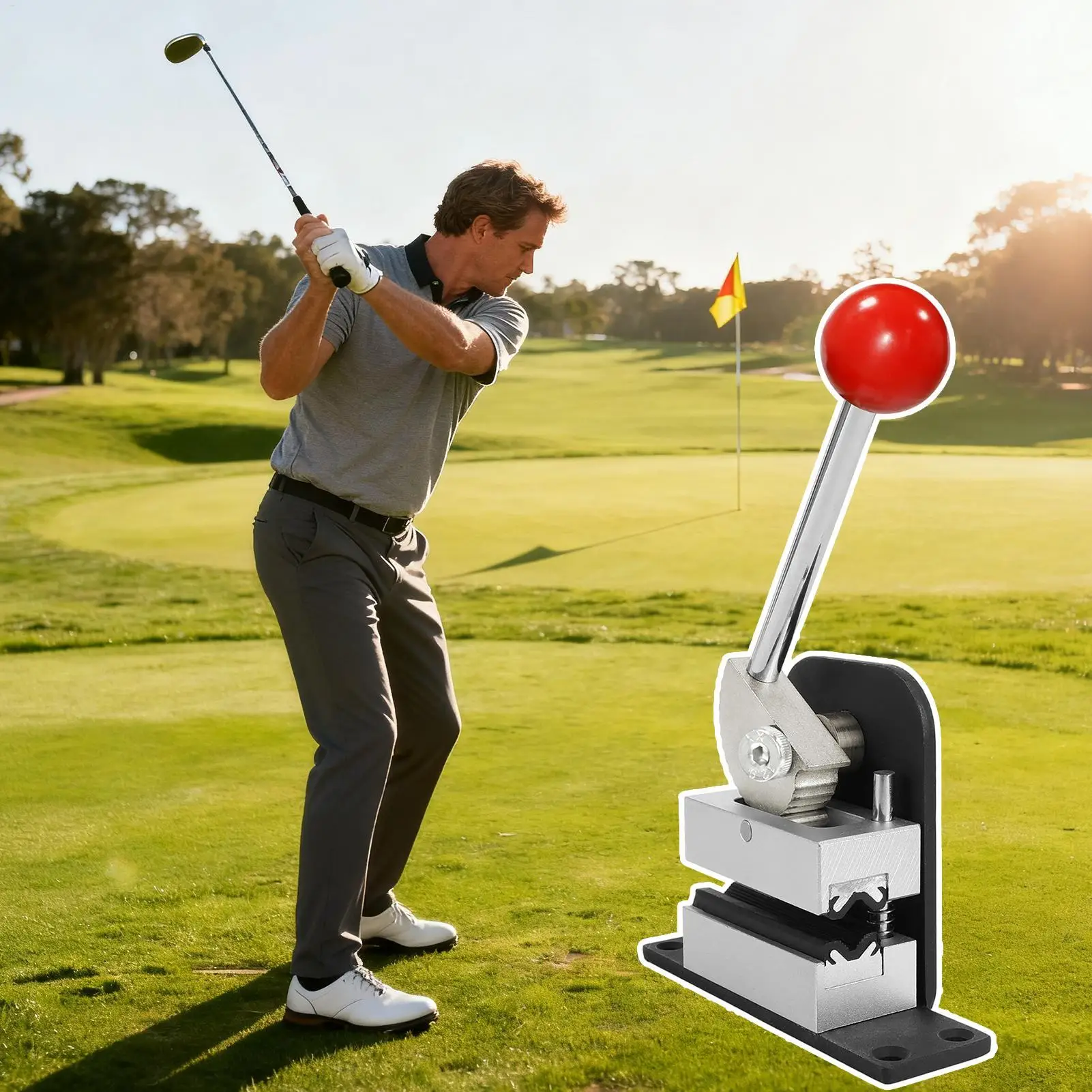 

Зажим для тисков для гольф-клуба, сверхмощный, нержавеющий, противоскользящий, быстроразъемный инструмент для снятия вала для гольфа, регулировка, обслуживание, замена