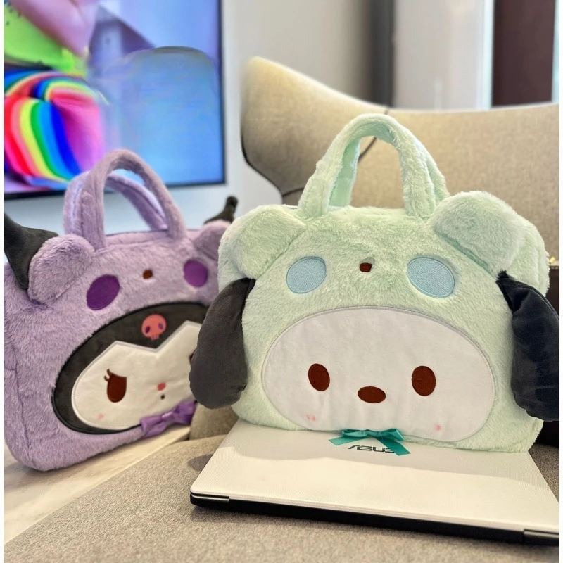 

Anime Cartoon Kawaii Sanrio Hello Kitty Pochacco Notebook Computer Portable 15.6 14 16 Inches Flat Pack Student New Style Gift
