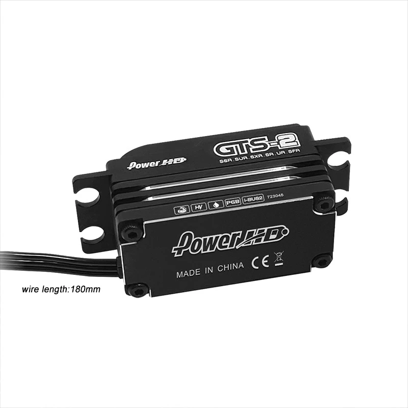 AP1POWER HD GTS-2 Short High Voltage Brushless Servo, I-BUS2 Compatible, Lightweight CT4 Titanium Gear For RC Car