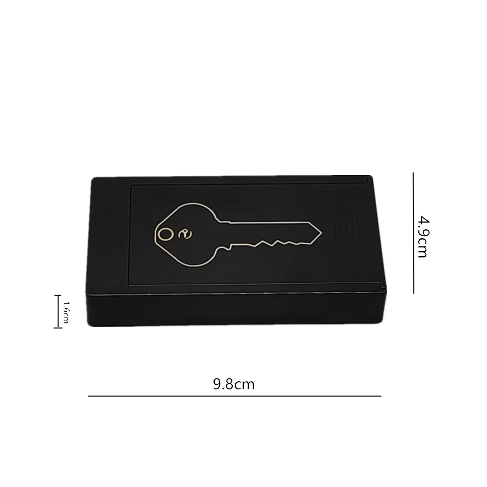 ​Creative Magnetic Black Key Safe Box Car Key Holder Hidden Storage Outdoor Stash For Home Office Car Truck Caravan Secret Box