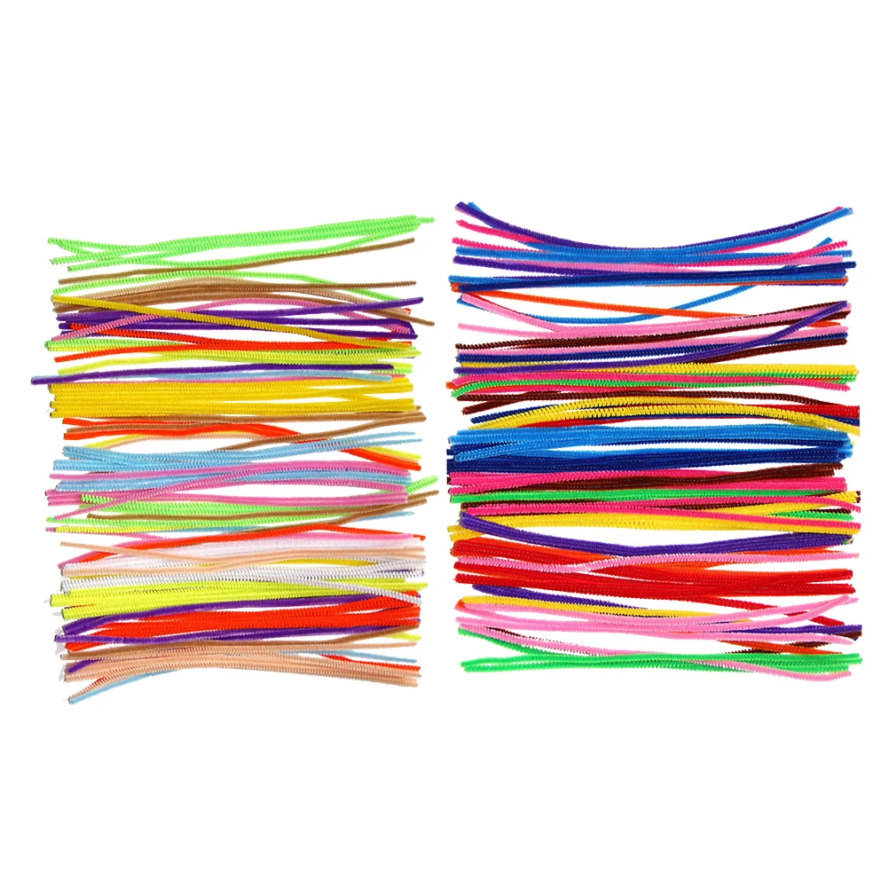 400 Pcs Bendable Sticks for Kid Wool Twistable Toy Kindergarten Craft Toys Puzzle