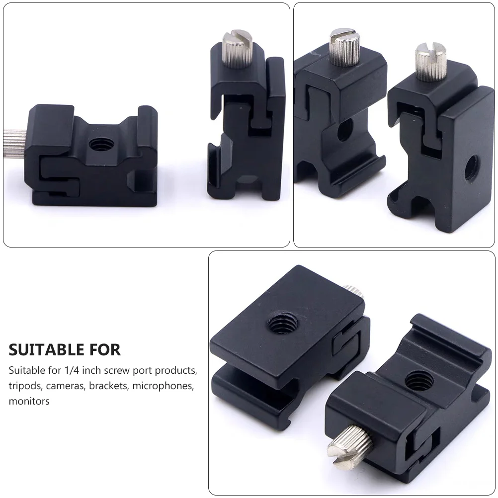 

8pcs Hot Adapter Set For Camera Tripod Screw Rig Supply Adjustable Flash Cold Shoe Mount For Dslr Recorder Stand Tripod Screw