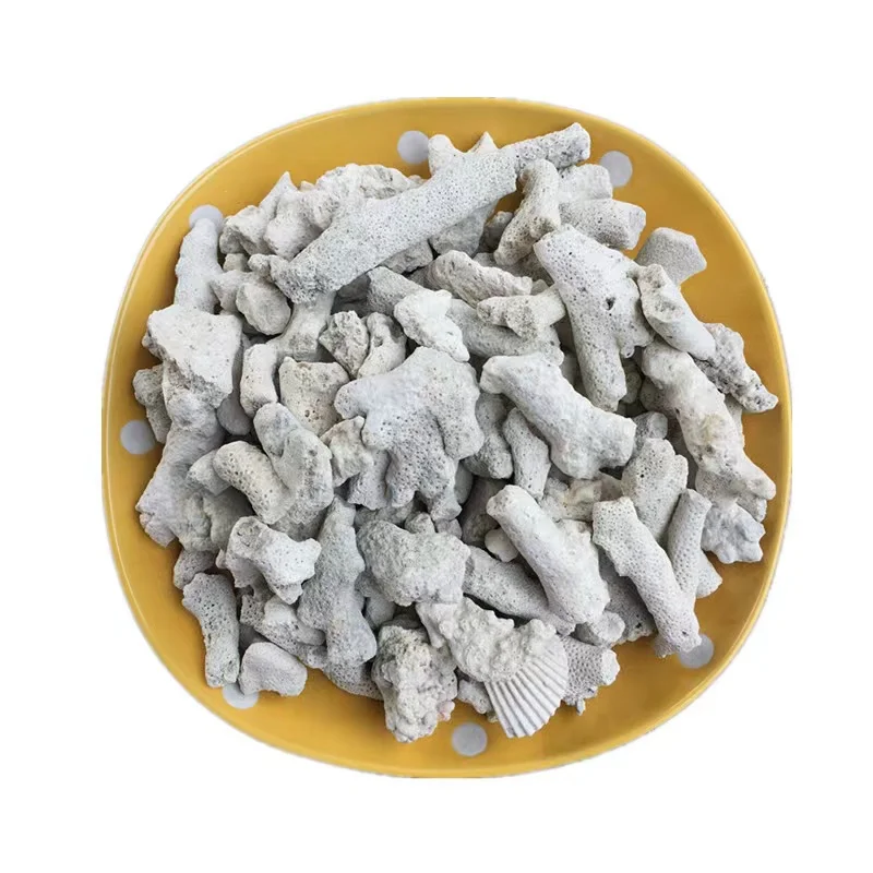Eco-friendly Coral Gravel Ceramic Aquarium Filter Media 2-6cm For Fish Farms Aquariums