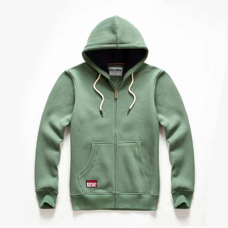 Hoodies for Men Winter Thicken Warm Zip Hoodie Sweatshirt Y2k Fashion Long Sleeve Men Coat Oversized Jacket Harajuku Teen Hooded
