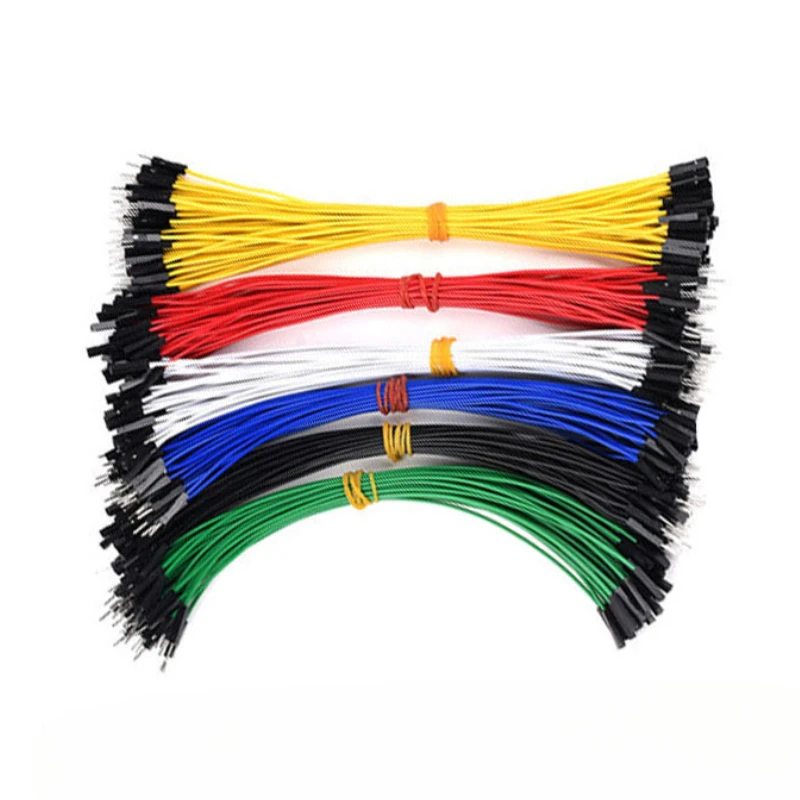 10PCS Super Soft Silicone Jumper Wire 1Pin Dupont Cable 26AWG Male Female Solderless Flexible Line Connector For DIY Arduino