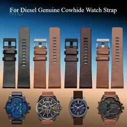 Comfortable Breathable Genuine Leather Watchbands for Diesel Dz4343 Dz4405 Dz7257 Dz4423 Cowhide Strap 22 24 26 28mm