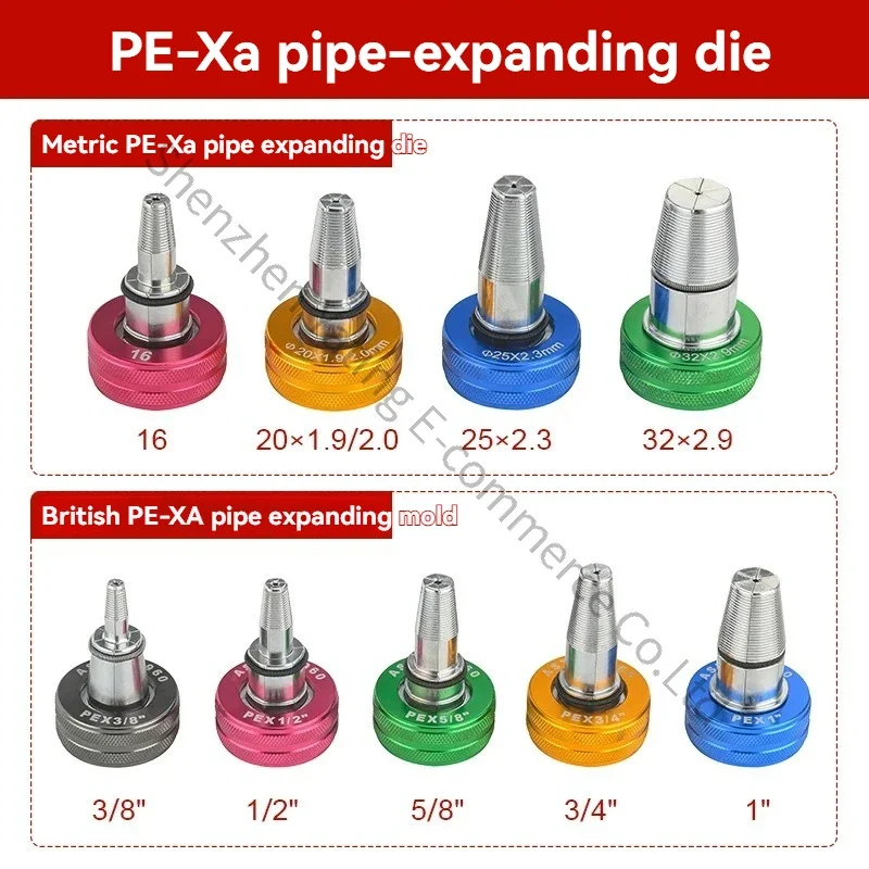 Pipe Expander PE-Xa Pipe Quick and Easy Connection Floor Heating Installation Air Conditioning Pipe Expansion Tool Manual