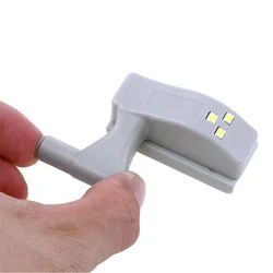 1pcs Hinge LED Under Cabinet Light Universal Inner Sensor Closet Lights Wardrobe Cupboard Kitchen Door Wardrobe Lamp For Indoor