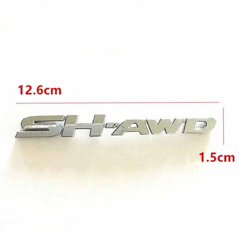 Suitable for Acura mdx RDX Trunk Lid Chrome rear standard aspec hybrid logo sh-awd 4WD TSX modified Emblem Badge Sticker