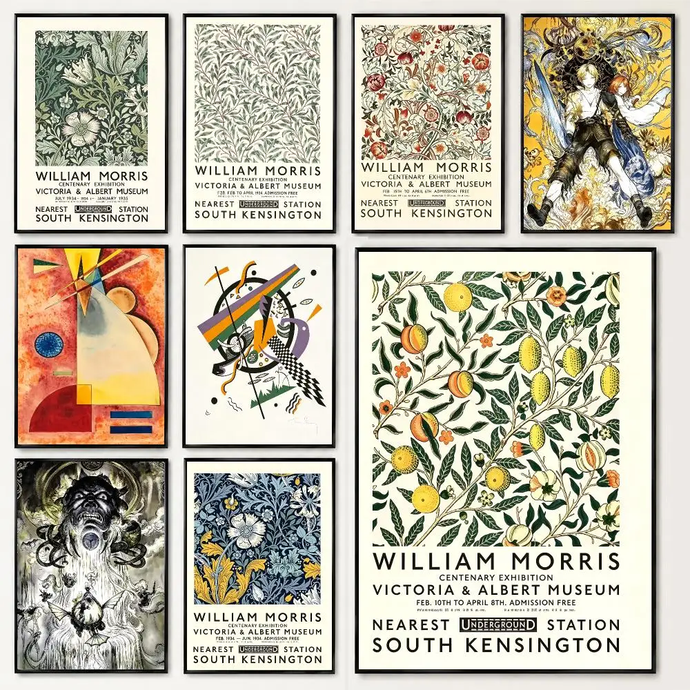 artist Diego Rivera Poster HD Poster Black and White Simple Home Decor for Living Room Bedroom Corridor and Gift Giving
