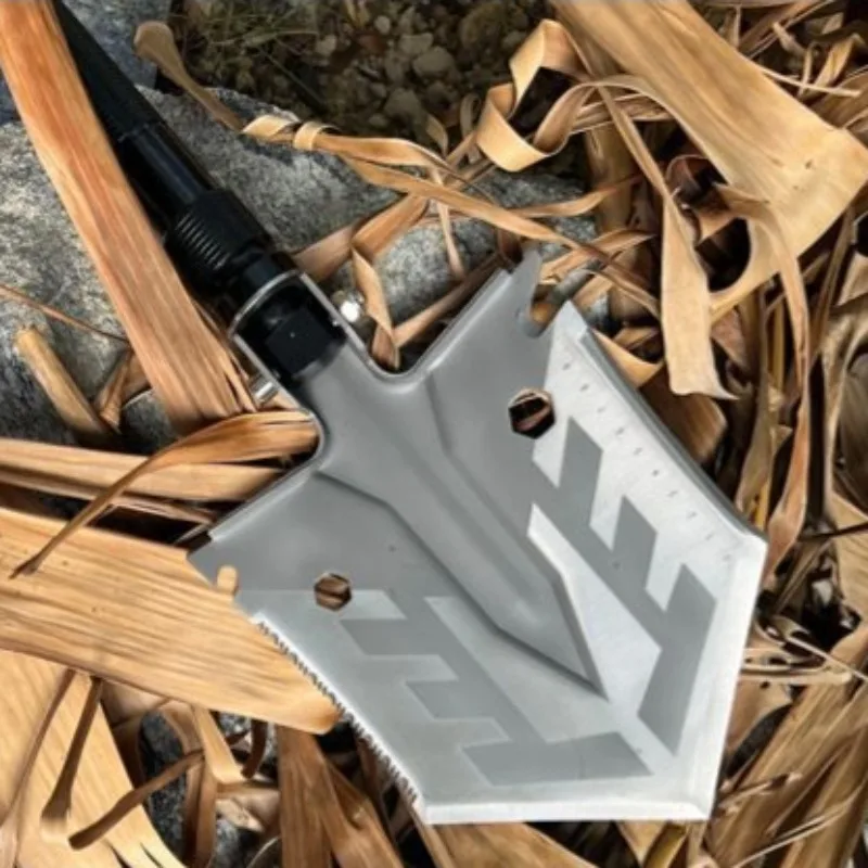 Portable Multi-functional Collapsible Shovel Thickened Fishing Courtyard Digging Shovel Outdoor Durable Camping Supplies