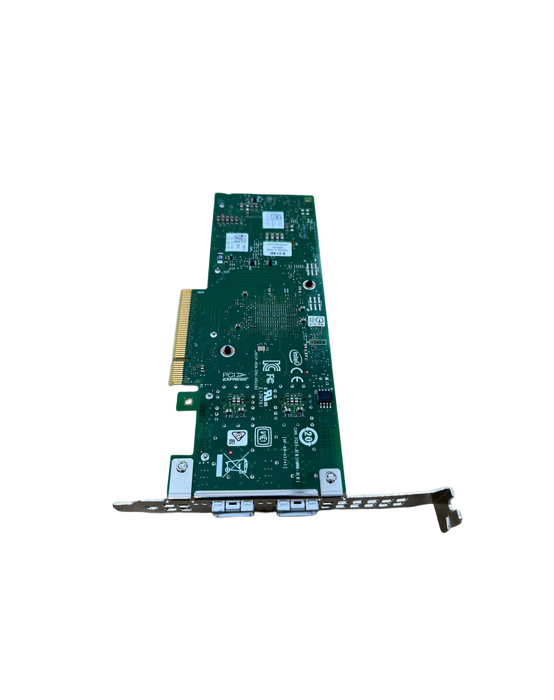 Original For Dell 5N7Y5 05N7Y5 INTEL X710-DA2 10GB SFP PCI-E 10 Gigabit Ethernet Card Dual Port Fiber Optic Network 100% Test ok