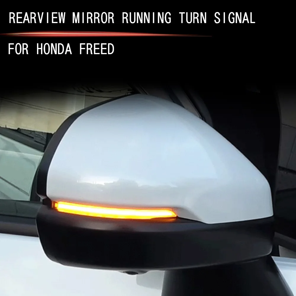 

For Honda Freed 2024 2025 Dynamic Turn Signal LED Rearview Mirror Indicator Blinker Sequential Light