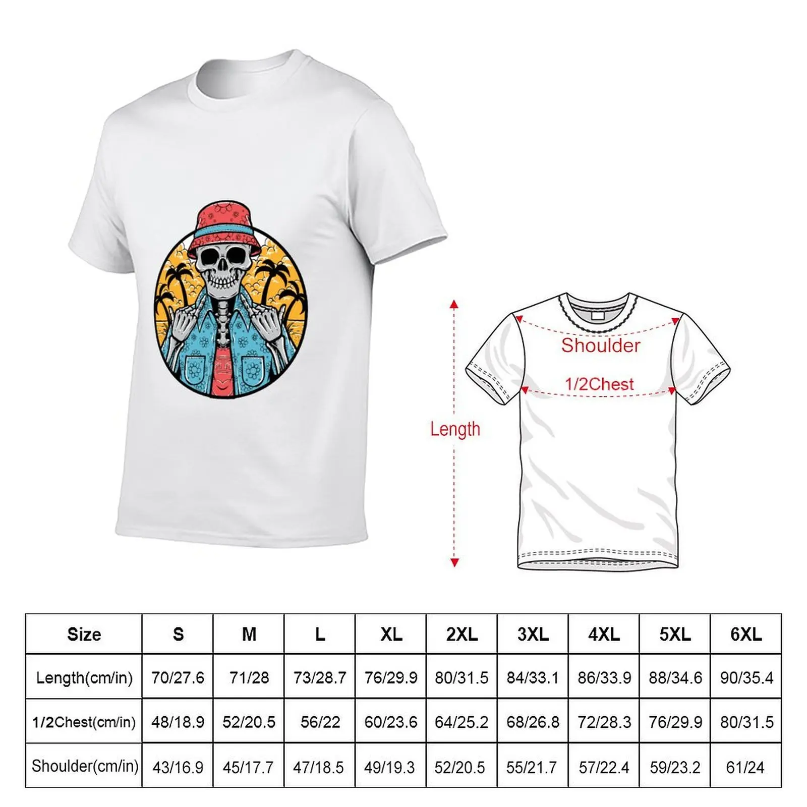 Funny Head dead T-Shirt topping fashion shirts men t shirts high quality
