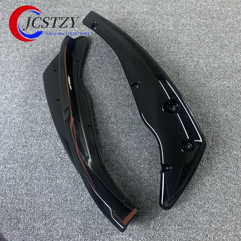 For Toyota C-HR CHR Front Bumper Lip Diffuser Protector Body Kit Spoiler Bumper Car Front Shovel Collision Sport Black 2018-2019