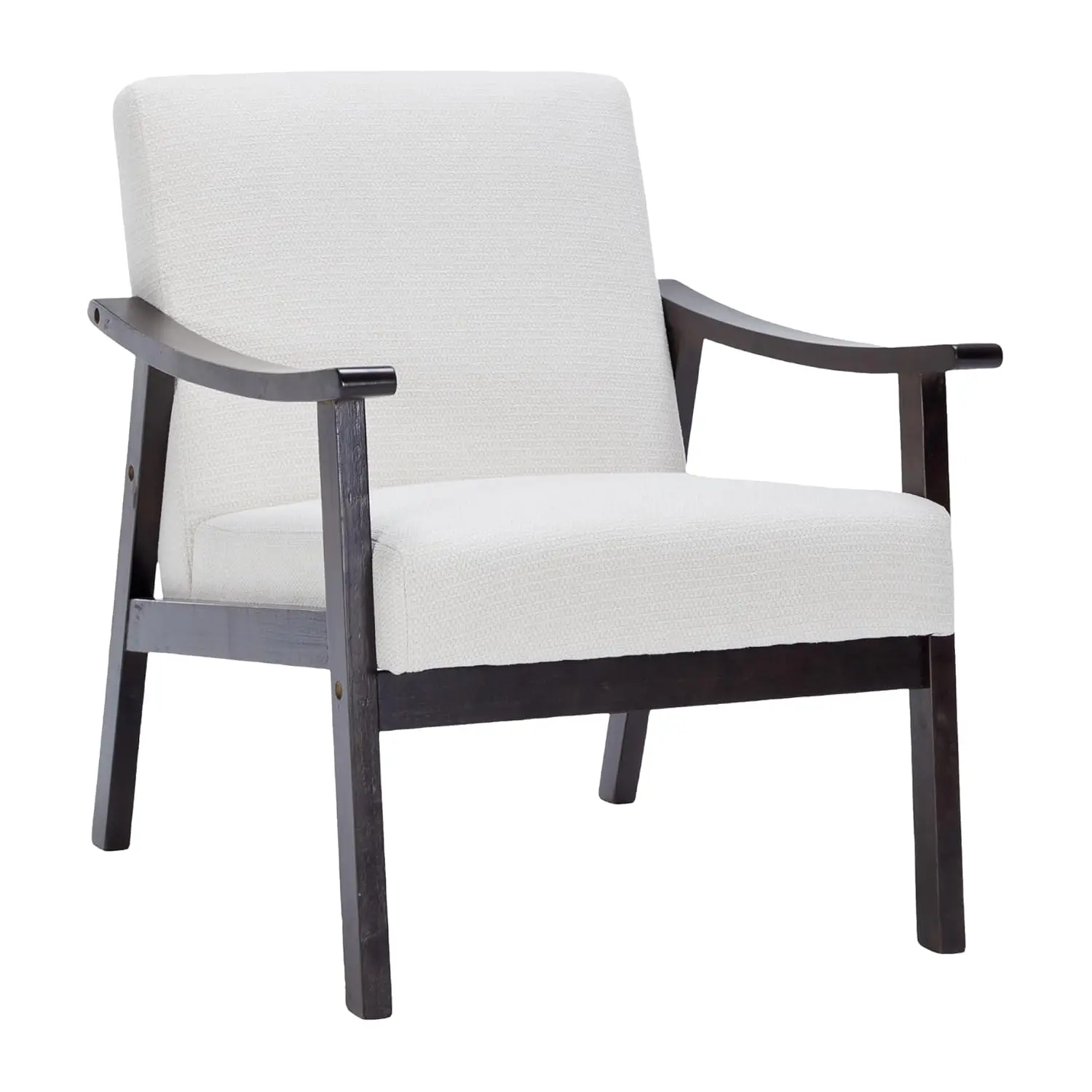 

Medieval High Back Armchair, Modern Accent Chair with Upholstered Seat, Solid Wood Legs, Comfortable Lounge &, Customized