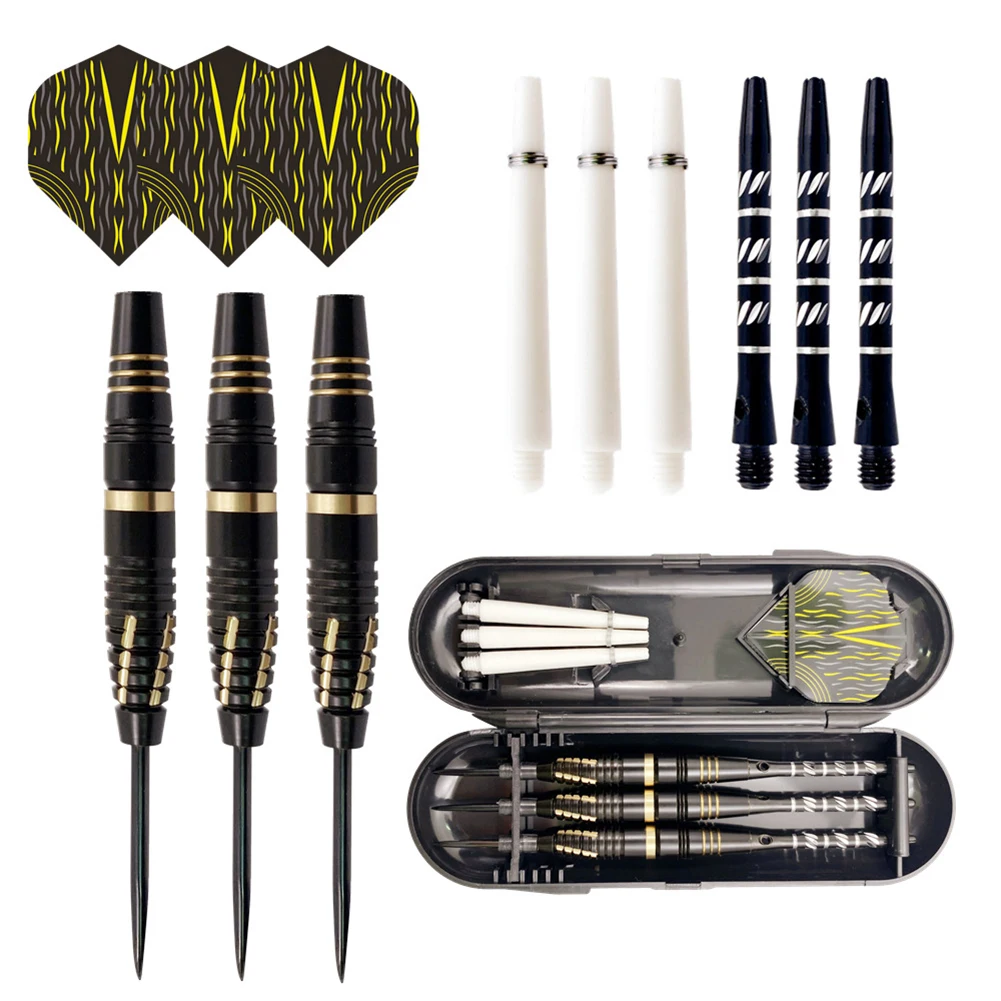 

3pcs/Set Dart Shafts Lightweight Dart Flights Shafts Portable Replaceable Multipurpose with Storage Case for Fitness Equipmen