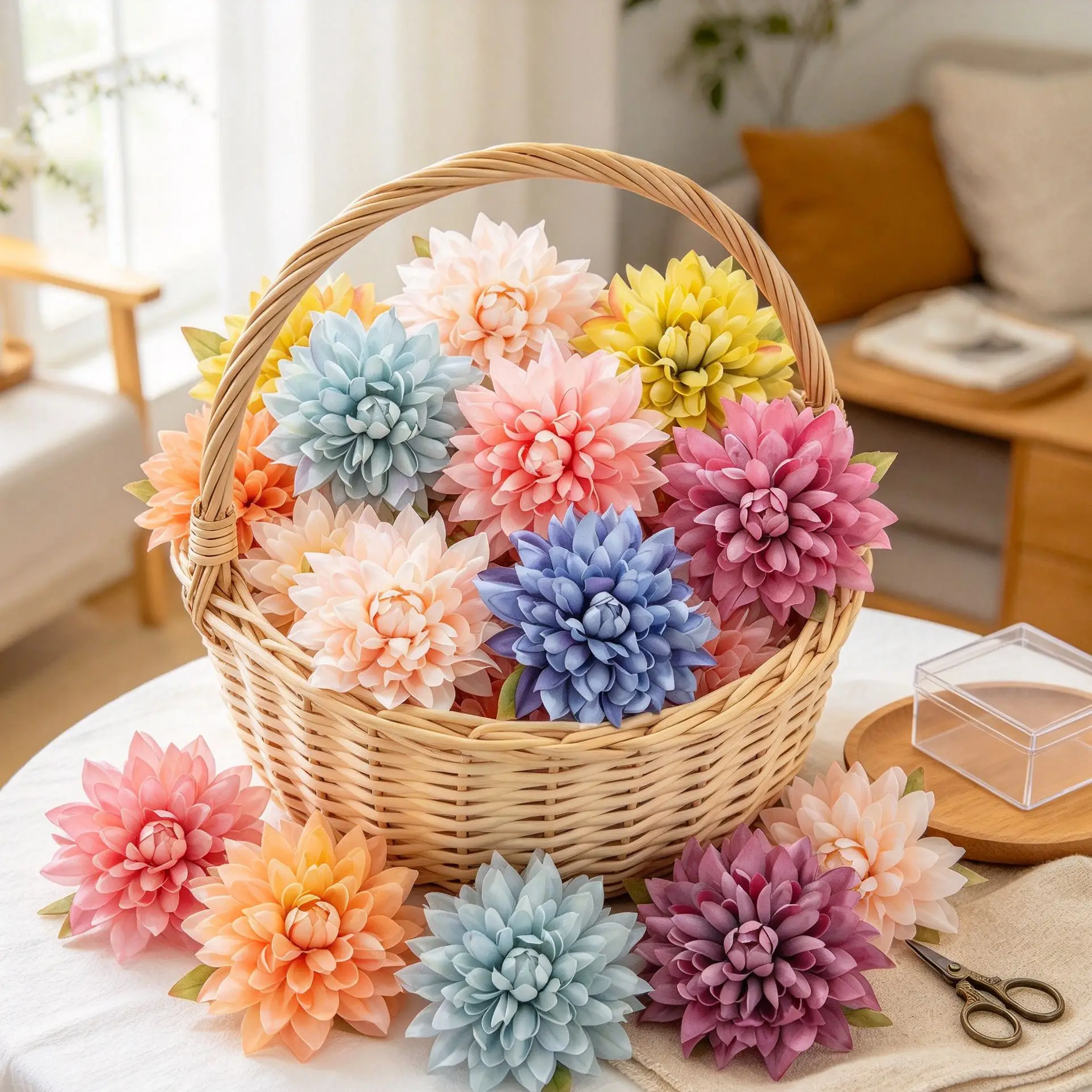 5/10 Pcs Silk Artificial Flowers White 12 cm Gerberas Wholesale Holiday Decorations Home Table Wedding Wreaths Outdoor DIY Gifts