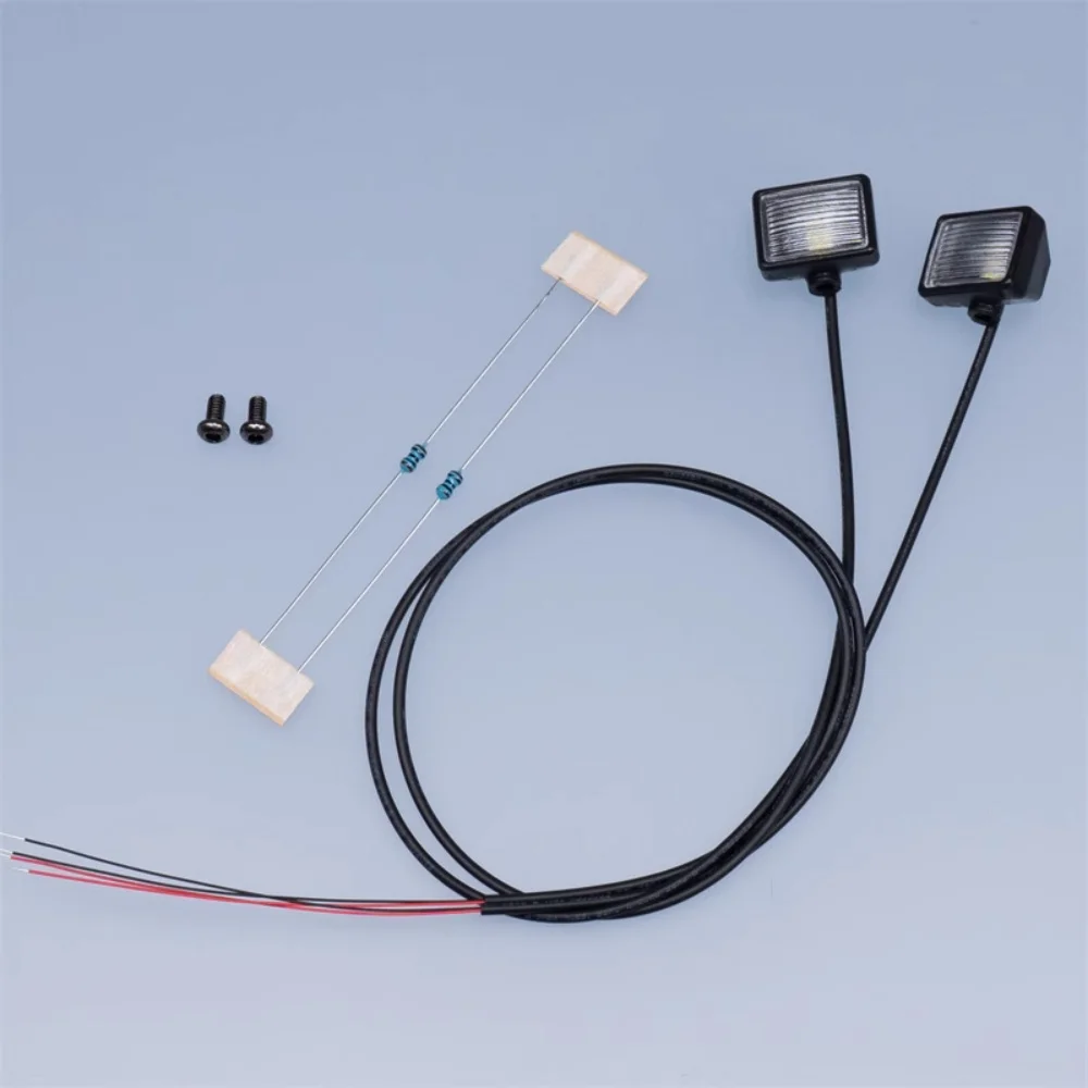 D-04 Excavator Arm Spotlights For Big Mac Model 1/14 Tamiya Model Lights Retrofitting Trailer Construction Machinery Led Lights