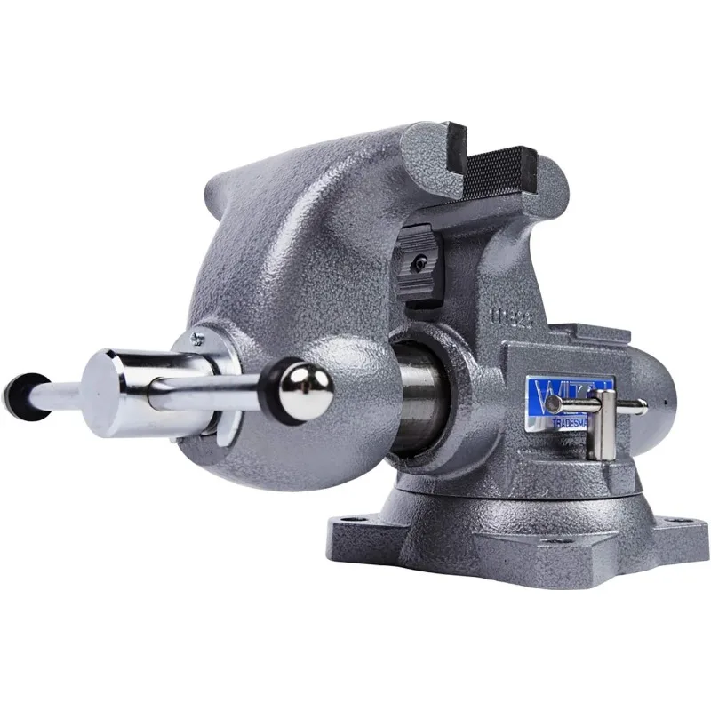 

Tradesman Bench Vise, 6-1/2" Jaw Width, 6" Max Jaw Opening, 4" Throat (Model 1765)