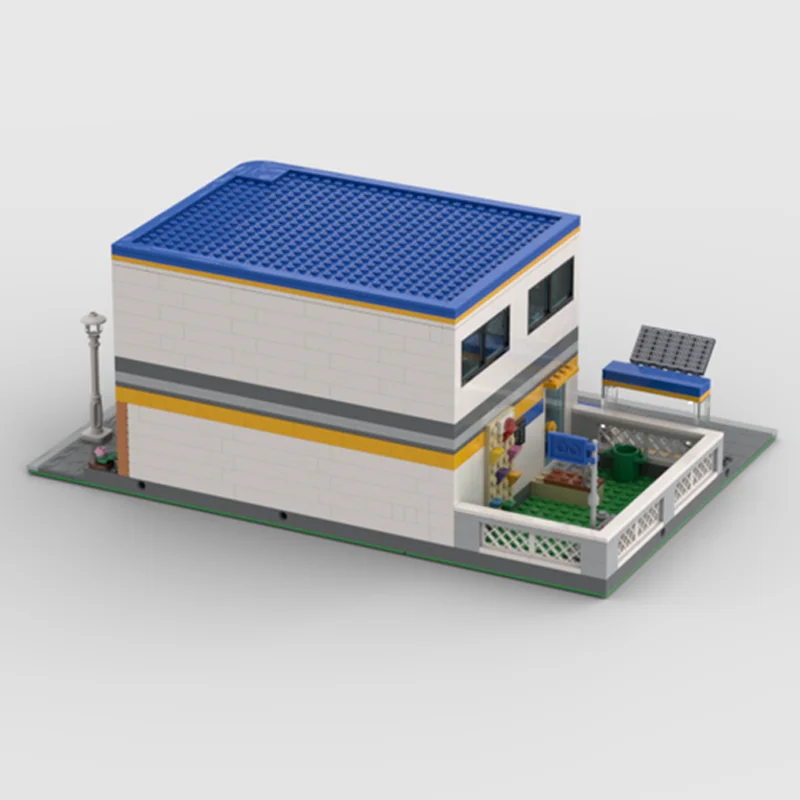 1304pcs MOC School Day Modular Modulared Model Building Blocks Construction DIY Idea Brick Toy Kids Christmas Gift Birthday