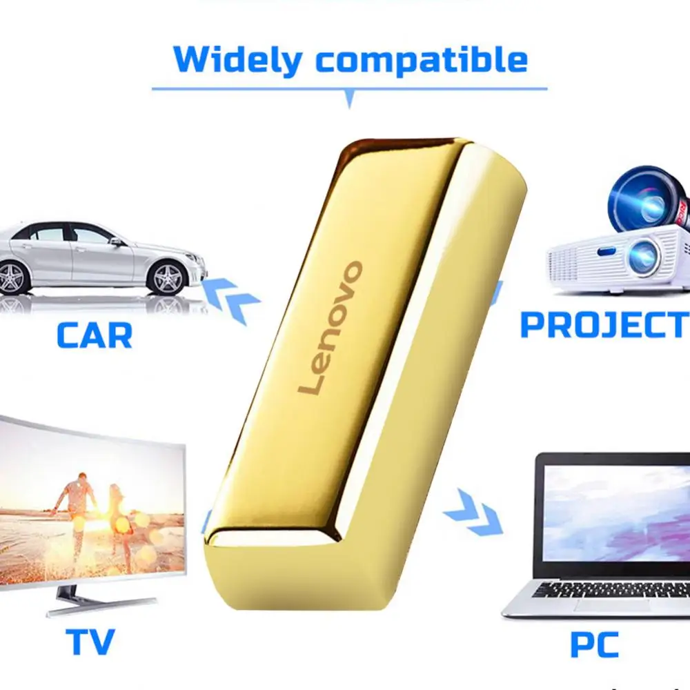 Lenovo 16TB USB 3.2 Flash drive Transfer kecepatan tinggi Pendrive logam kartu memori flashdisk Memoria stik tahan air baru