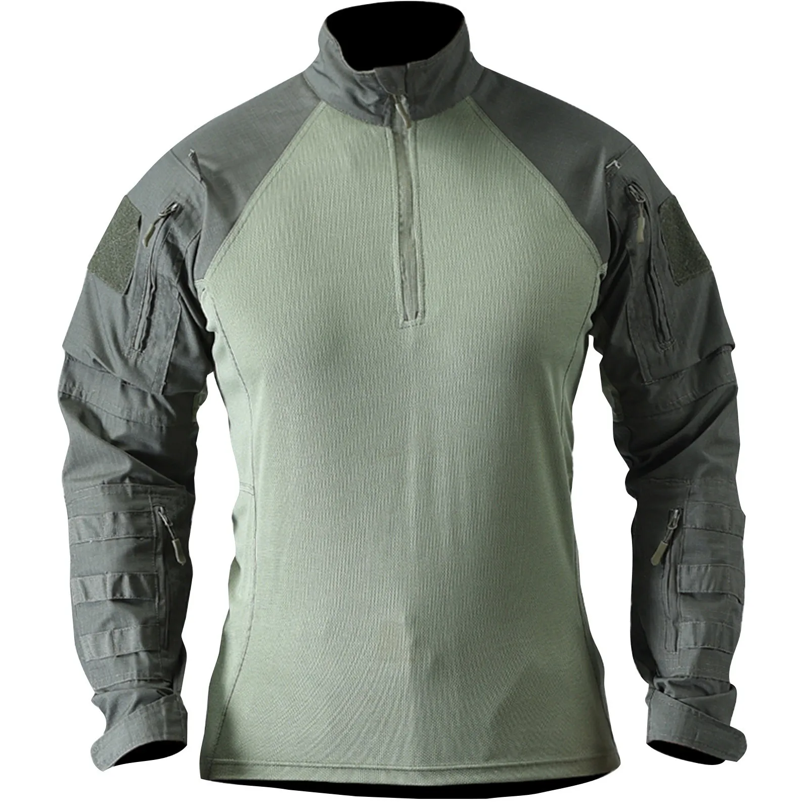 American-style camouflage tactical training uniform men's long-sleeved top outdoor CS mountaineering resistant combat uniform view 4