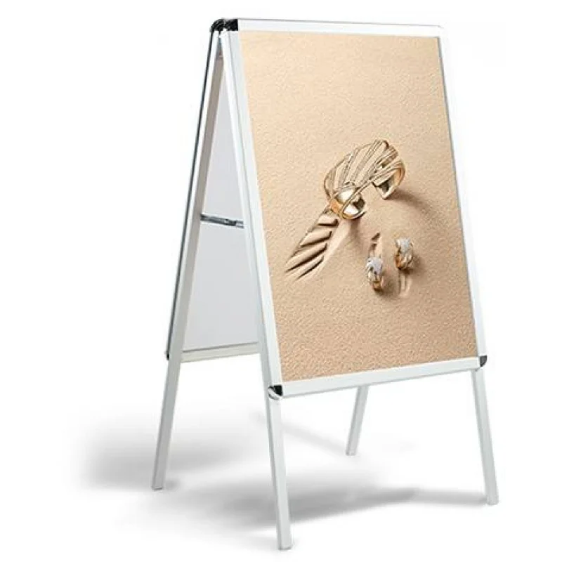 customized.Snap Lock Frame A Board Stand Printed Poster Stand Poster Flip Chart Easel Whiteboard Stand Advertising