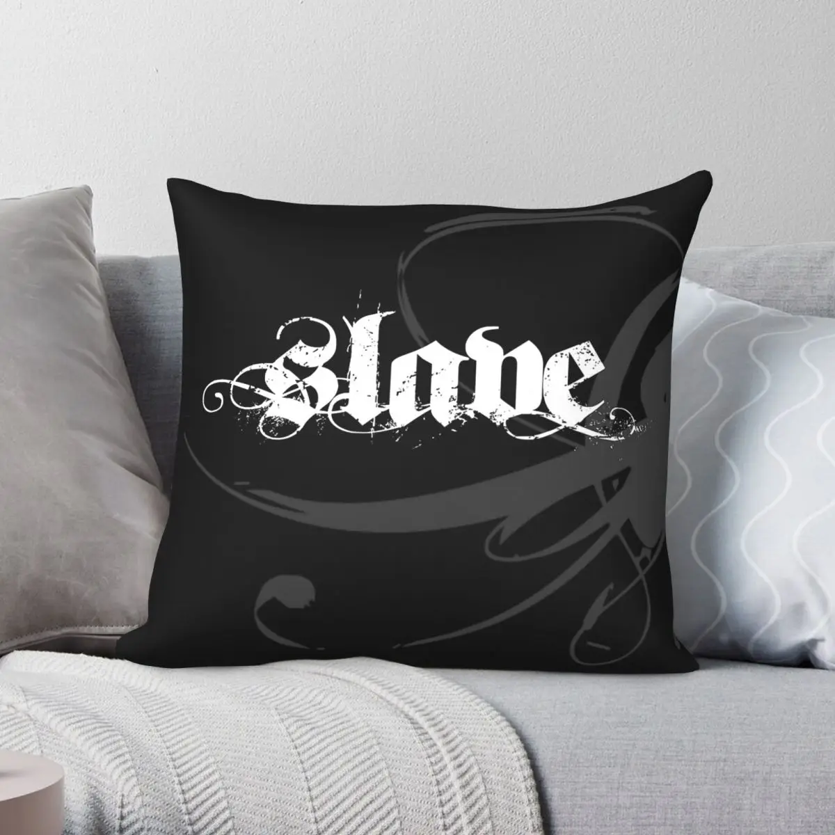 Slave Tribal Square Pillowcase Polyester Linen Velvet Creative Zip Decor Room Cushion Cover 45x45