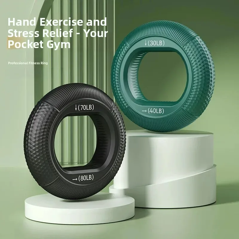 Silicone Grip Strengthener Men's Wrist Strength Training Ball Arm Muscle Rehabilitation Exercise Equipment Hand Power Circle