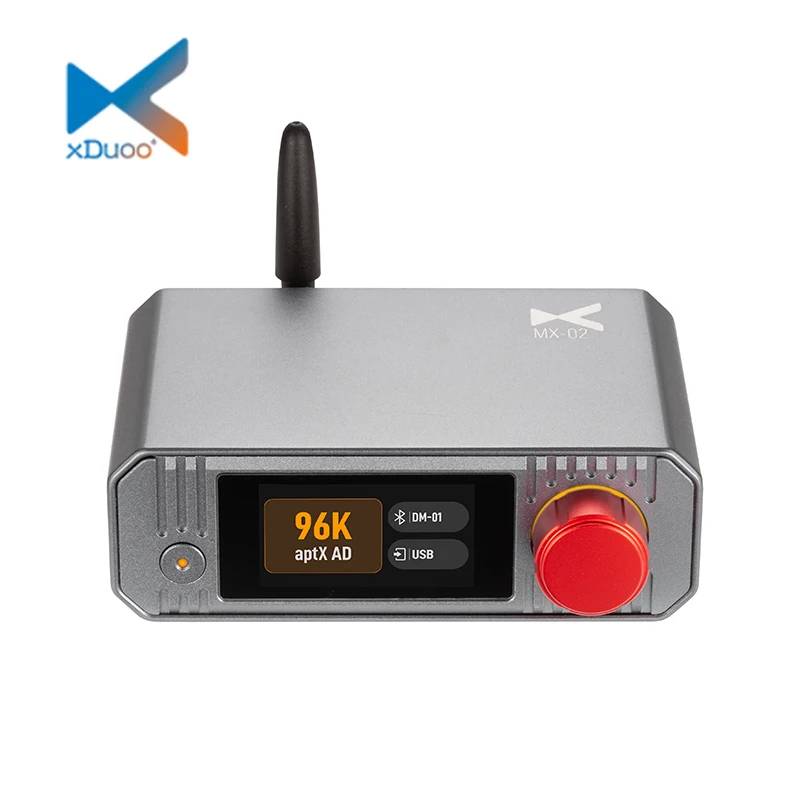 XDUOO MX-02 HD Bluetooth Audio Transmitter Bluetooth 5.4 USB/OPTICAL/COAXIAL LE Audio 24bit/192kHz