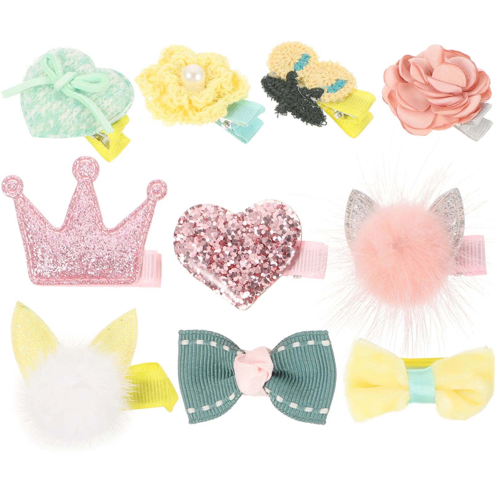 

10pcs Dog Hair Clip Pet Bowknot Barrettes For Small Dogs Puppies Cats Hair Accessories Holders For Any Occasions