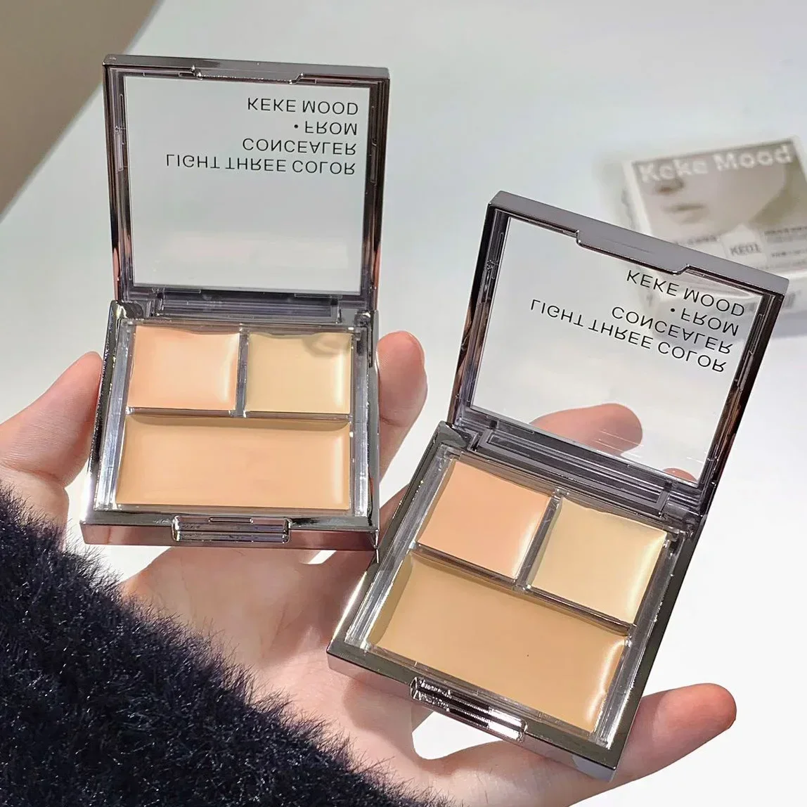 Lichtgewicht Concealer Palette Crème Waterdicht Volledige Dekking Vlekken Acne Marks Donkere Kringen Hydrateren Fleuren Foundation Primer