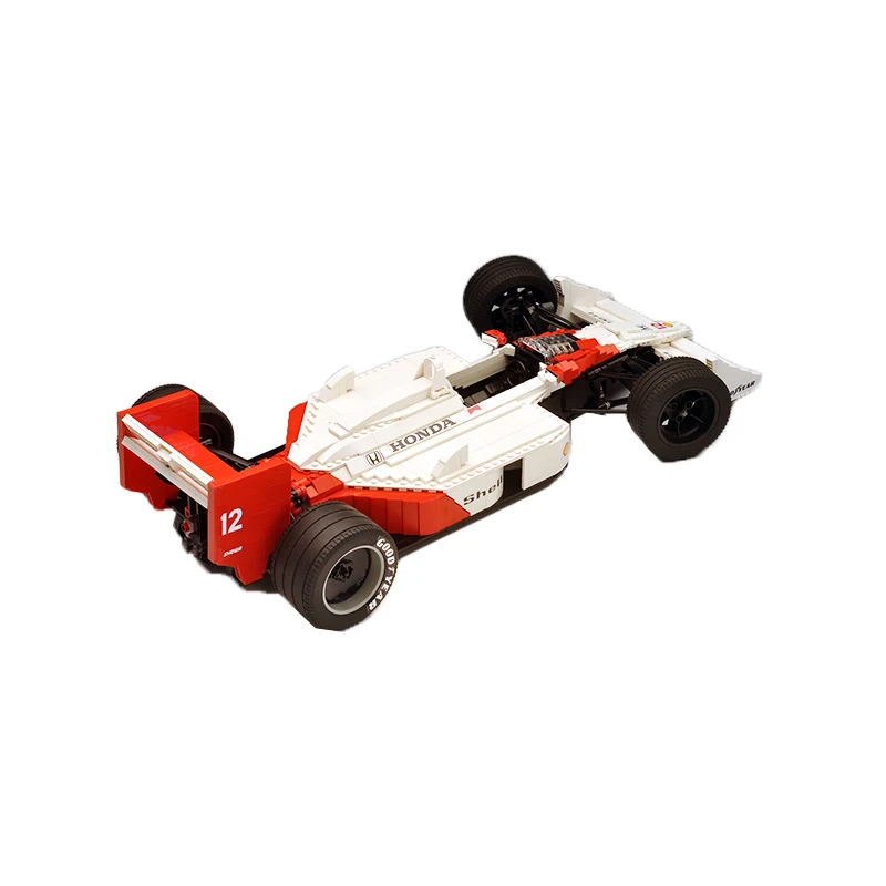 Classic Racing Miniscale Assembly Building Block Model City Speed Champion Vehicle Sports Car F1 Boys Brick Toys Gifts