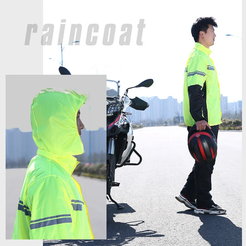 Motorcycle Split Raincoat Rain Pants Rain Boots Suit Riding Lightweight Men and Women Motorcycle Rainproof Rainwear