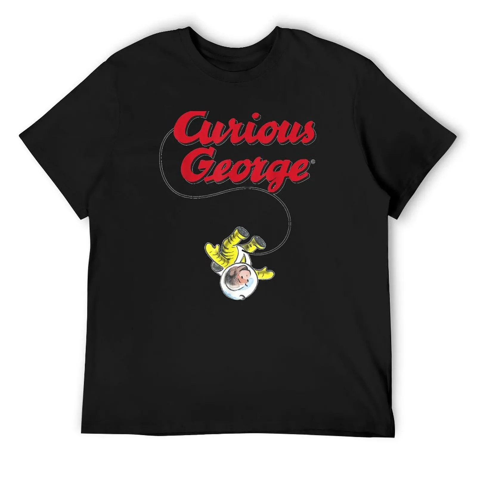 Curious George Space Explorer George. T-Shirt gifts for boyfriend tees tshirts personalised plain t shirts men