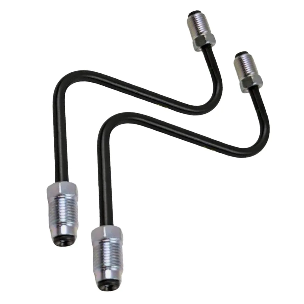 

Left Right Pair Black Brake Hard Lines Easy Installation Direct Replacement Pair Included Left And Right Placement