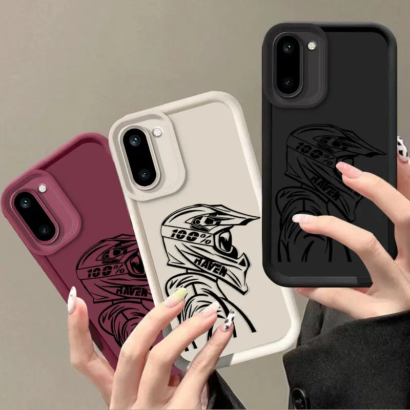Flexible Silicone Case For OnePlus 15R One Plus 15 Protective Cover Shockrpoof Driver Print Pattern Funda