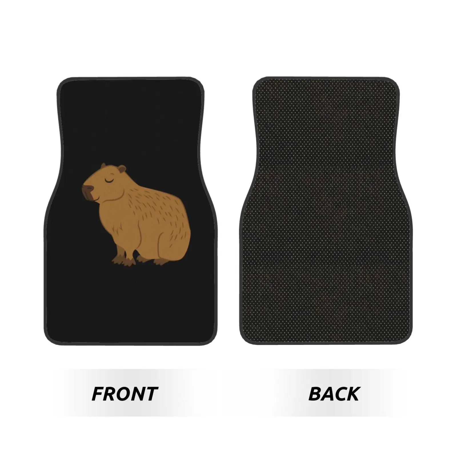 Animal Capibala Cartoon Animal Pattern Car Floor Mat Four Seasons Universal Suitable for All Car Floor Mats and Car Accessories