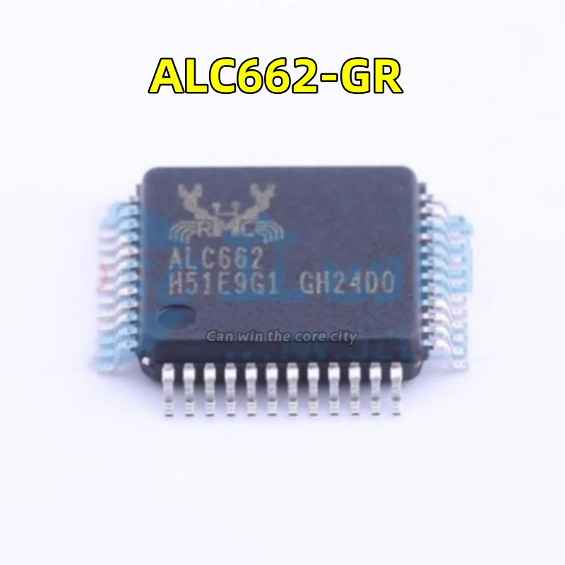 1-100 PCS/LOT New ALC662-GR screen printing ALC662 package: LQFP-48 audio interface chip original in stock