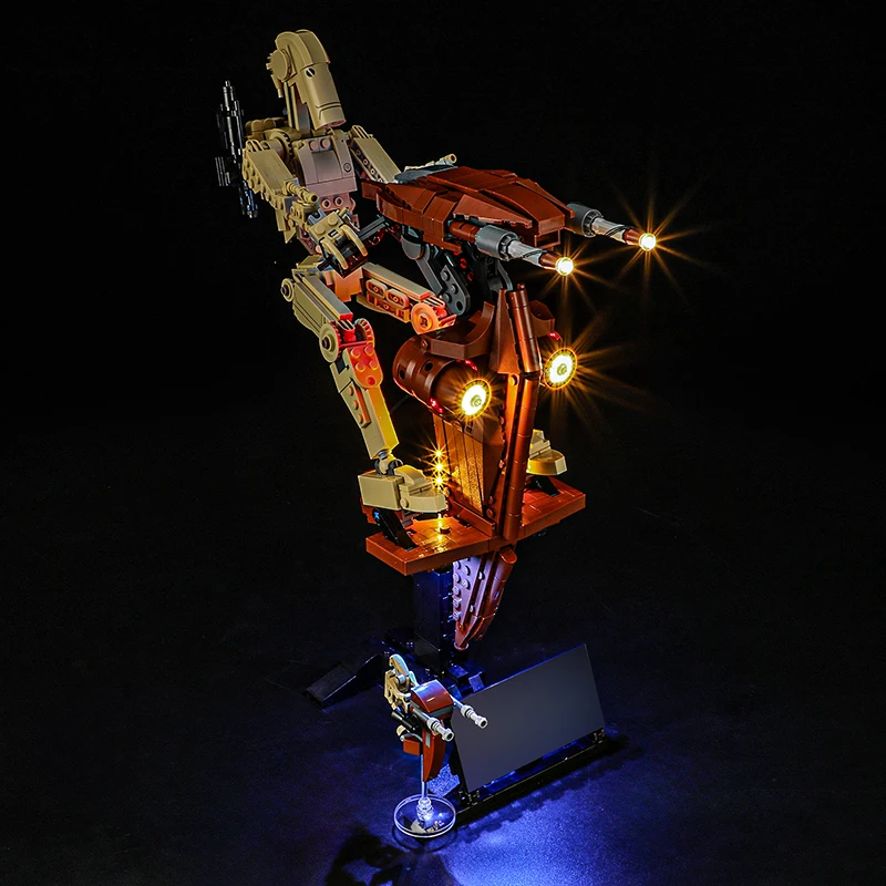 LIGHT For LEGO 75428 Battle Droid with STAP Block DIY Toy (NO Blocks Model,Only LED Light) Light Set Kid Gift