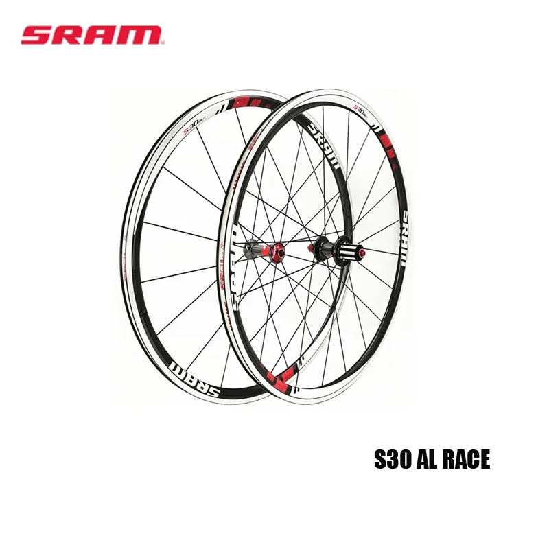 SRAM S30 AL RACE  wheelsets Available in 700C sizes Double butted,for SRAM/Shimano ROAD F/V